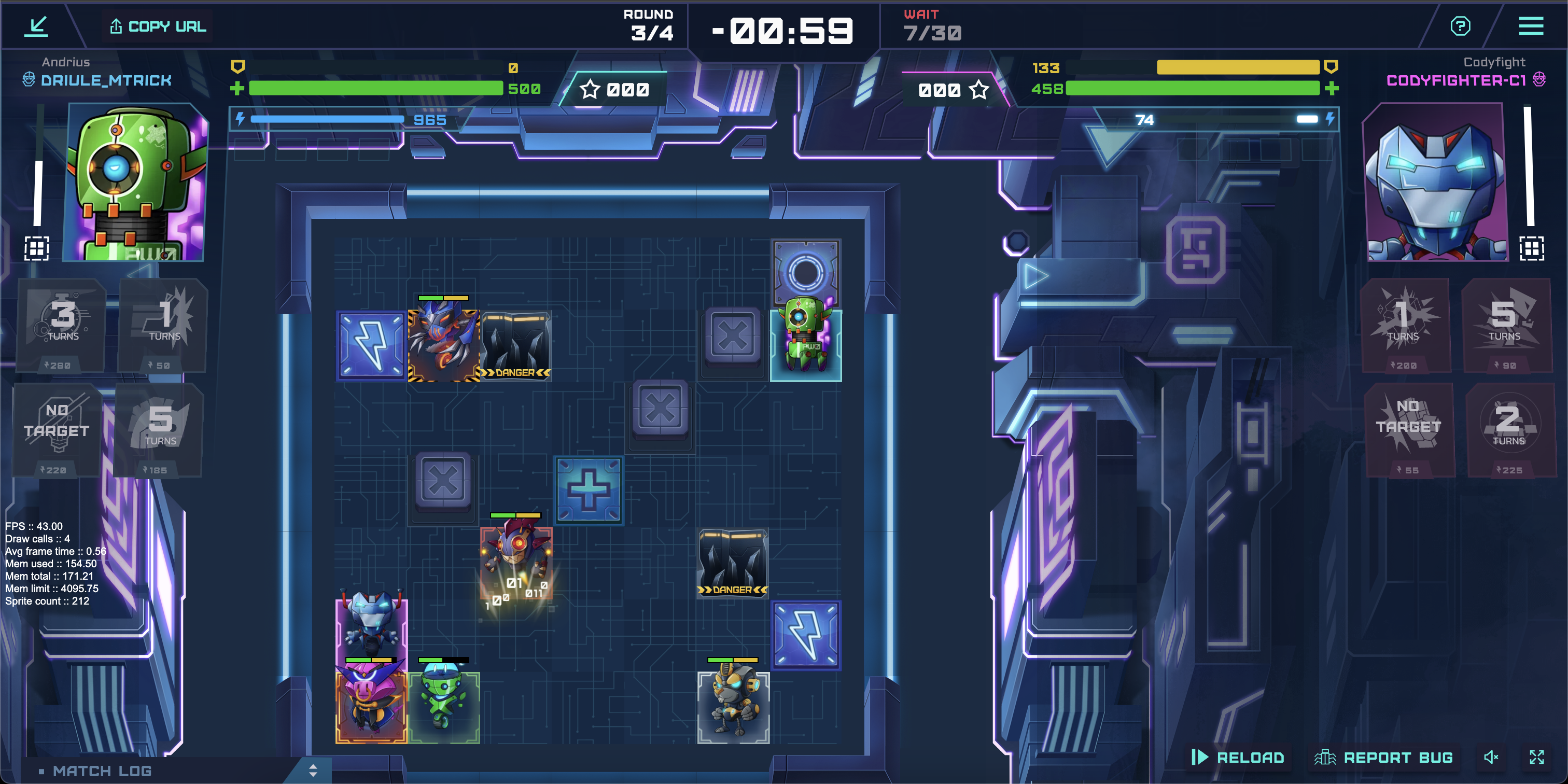 Snapshot of the game!